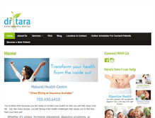 Tablet Screenshot of drtara.ca